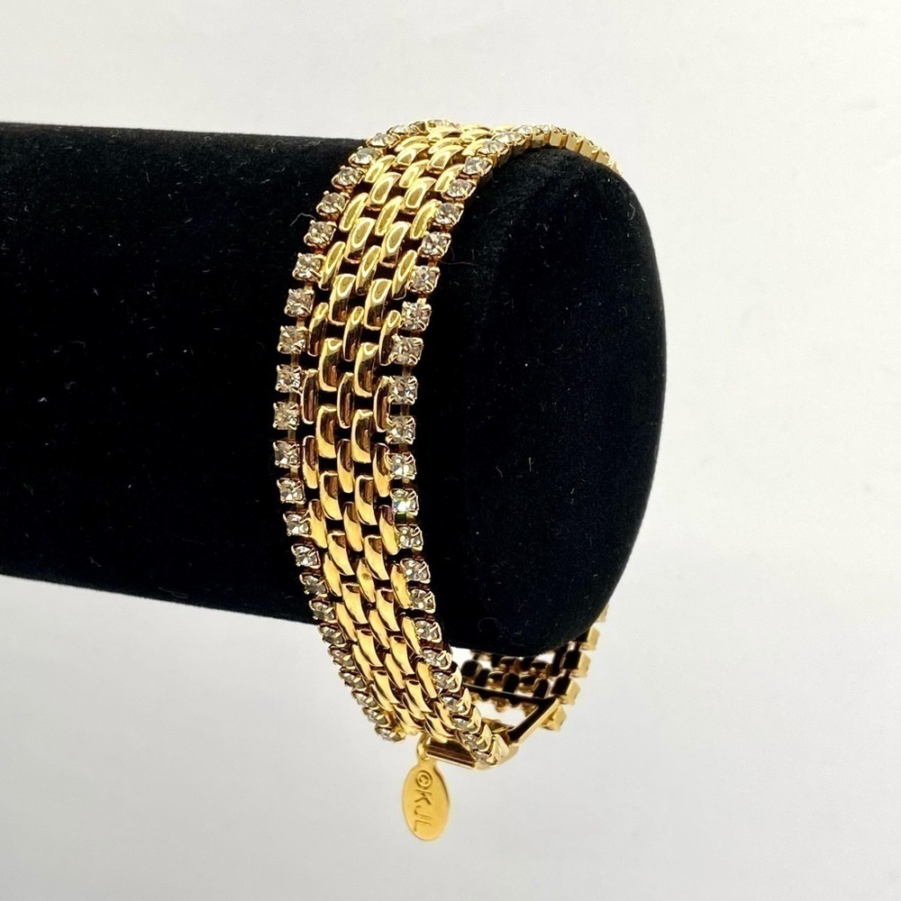 KJL Kenneth Jay Lane Bracelet Crystals Vintage